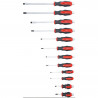 COFFRET  DE 12 TOURNEVIS ASSORTIS A LAME TRAVERSANTE - SARLAT OUTILLAGE