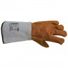 GANTS SOUDEUR EUROWELD 250 TAILLE 9 CROUTE DE BOVIN MANCHETTE 15 CM - SARLAT OUTILLAGE