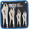 LOT DE 4 PINCES ETAUX AUTOBLOQUANTES BGS TECHNIC - SARLAT OUTILLAGE