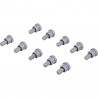 10 EMBOUTS AVEC BUTEE DE PROFONDEUR PH2 - 6,3mm (1/4)