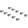 10 EMBOUTS AVEC BUTEE DE PROFONDEUR PH2 - 6,3mm (1/4)