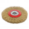 BROSSE CIRCULAIRE METALLIQUE A FILS D'ACIER DE 125 mm - SARLAT OUTILLAGE