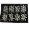 COFFRET METALLIQUE ASSORTIMENT DE 600 RIVETS  3.2 à 4.8 TETE STD ET EXTRA LARGE