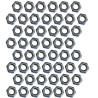 50 ECROUS 8 mm HEXAGONAUX EN INOX A4 AISI 316