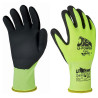 PAIRE DE GANTS DE TRAVAIL T8 - PROTECTION HAUTE VISIBILITÉ ENDUIT NITRILE