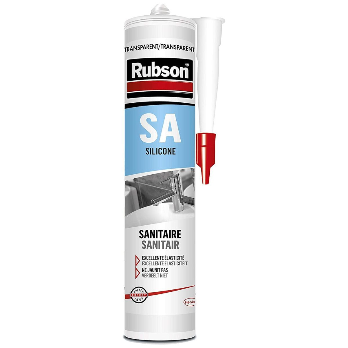 RUBSON MASTIC SANITAIRE TRANSLUCIDE - 300ml - SARLAT OUTILLAGE