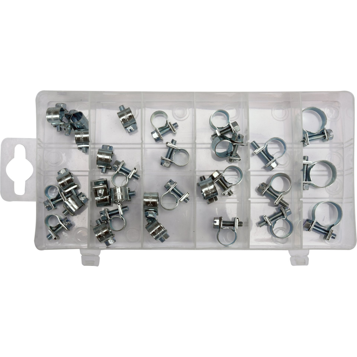 ASSORTIMENT DE 30 COLLIERS A MACHOIRE POUR DURITES DE 6 A 16 MM