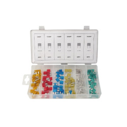 JEU DE 120 MINI-FUSIBLES A LAME DE 5 A 30 A - 120 pièces